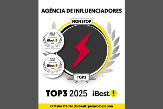 O talento representado pela Non Stop conquista mais uma vez seu espaço na final do Prêmio iBest.